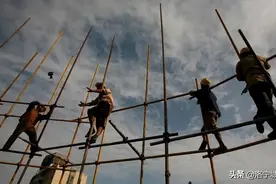 洛阳洛宁杨建涛——工地最苦的架子工图片