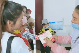 高台县骆驼城镇卫生院免费发放婴幼儿营养包图片