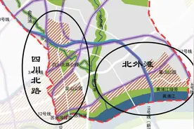 展望上海市虹口区的发展战略：北外滩逐渐替代四川北路成为亮点图片