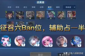 王者荣耀：新赛季六Ban位，辅助禁用成常态，百里守约必占一席图片