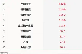 2020年江西省&南昌市房地产企业销售业绩排行榜图片