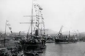 沉没124年后打捞上岸，军舰中发现74枚子弹壳，北洋水师沉冤得雪图片