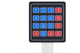 针对arduino写的矩阵键盘，支持键盘输入，密码验证等功能图片