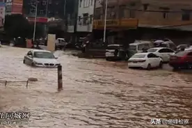 广西强降雨引发山洪，2人被水冲走！接下来的局地雷暴大风+冰雹需注意→图片