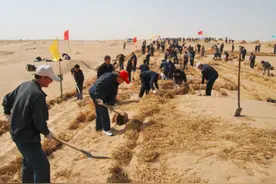 中国基建火了！24万人在沙漠中挖水库，西方国家：又是极限操作图片