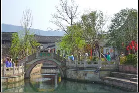 在韩岭老街感受第一抹春意图片