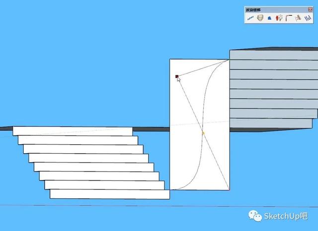 最浪的奇葩楼梯建模，SU依然轻松搞定？
