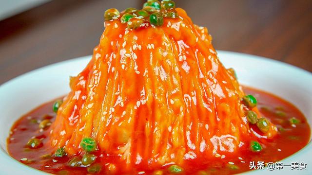 厨师长做道火山土豆泥,香甜绵软,造型惊艳,好吃又简单