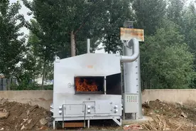 秸秆焚烧净化新技术让天空更蓝图片