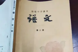 八十年代初中课本《语文》第三册图片
