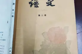 八十年代初中课本《语文》第三册图片