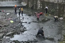 贵阳一水库开闸冲出“鱼王”？当地居民：70斤的鲤鱼，一米多长图片