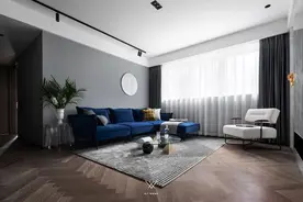 120㎡现代极简风，安静华丽的高级，优雅端庄好大气图片
