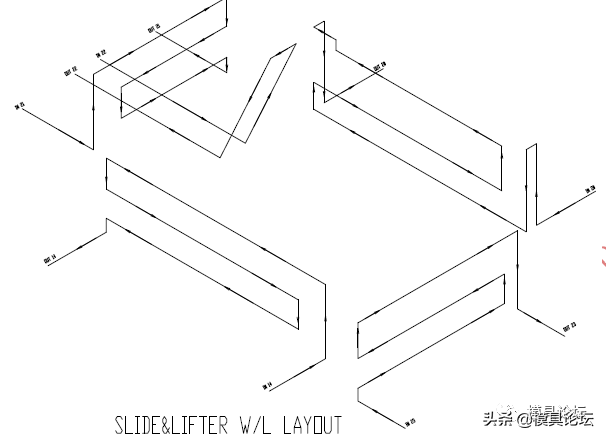 打印传真一体机外壳复杂抽芯注塑模设计+3d
