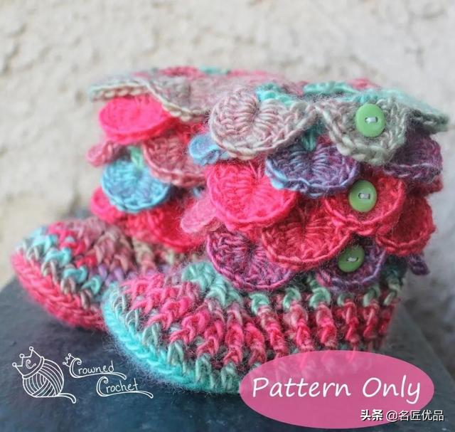 温暖毛线钩鱼鳞的方法