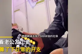 老公工资11975元，扣完开支剩1175元 感叹：没娃没房贷和车贷图片