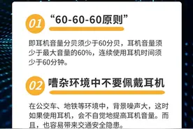 “耳机党”注意了：保护听力请牢记“60-60-60原则”图片