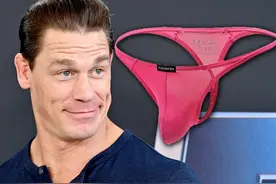 WWE约翰·塞纳透露自己喜欢穿粉色男士丁字裤的原因！图片