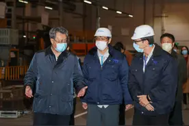 静海区委书记蔺雪峰深入外资企业 检查调研疫情防控和复工复产工作图片