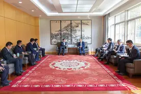 李永明拜访浙江省机场集团党委书记、董事长王敏图片