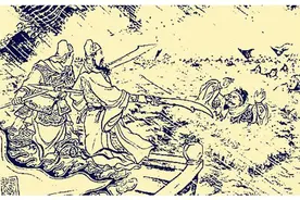 关公走麦城的原因和水淹七军有关，受了天谴，已失二条龙图片