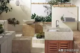 洗衣池也这么酷？噢~原来是石材做的图片