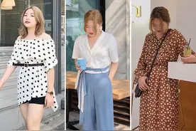 130斤微胖女生夏天穿搭不用慌，学会这几个小妙招轻松变女神图片