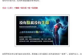 肽知识 | 肽能改善人们的健康状态，补肽时，我们到底在补什么？图片