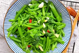 夏天在菜场碰到这菜千万别错过，鲜嫩可口，清爽解油腻，帮助消化图片