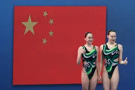 观沉鱼落雁，赏黄晨美景！中国花游双姝蝉联奥运银牌价值不菲图片