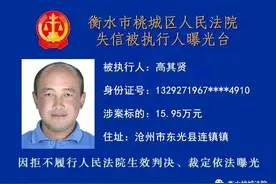 河北4市实名曝光！这些人将处处受限！照片、身份证号全都有……图片