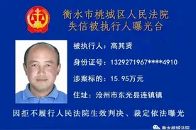 河北4市实名曝光！这些人将处处受限！照片、身份证号全都有……图片