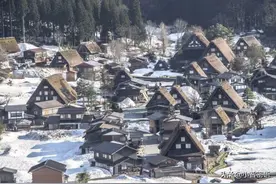 日本最梦幻的乡村，有“日本四大秘境之一”的美誉，寻找冬季童话图片