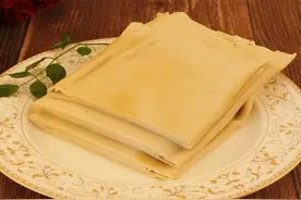 张家口三宝之一，怀安豆腐皮，承载了我儿时记忆的一道食物图片