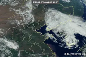 华东狂风肆虐，是台风来了？分析：是温带“台风”，马上登陆朝鲜图片