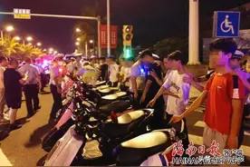 海口20名“飙车党”被查处，最小的年仅14岁图片