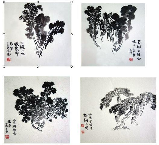 国画树怎么画简单又好看,国画技法|树木的画法步骤与作品欣赏 - 冷求
