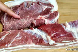 保鲜猪肉时，直接放冰箱就错了，肉店老板教我一招，放半年不变质图片