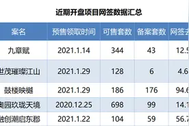 网签大盘点！北区还有低密项目能开盘售罄？图片