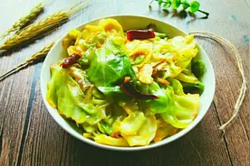 开胃菜"炝炒圆白菜、响油黄瓜、酸豆角炒肉末"图片