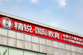 精锐教育，走到悬崖边缘图片
