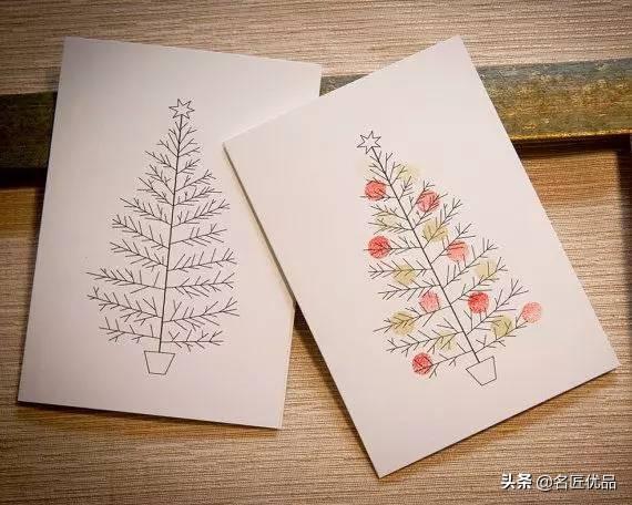 太美了！手工达人不传之秘，圣诞贺卡就要这样做，孩子肯定喜欢