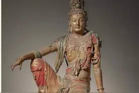 马未都：价值6000万的彩绘观音像，可惜被外国人捡漏了，有点可惜图片