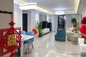 看她家刚入住的新房，装修真心漂亮，以后等我有房子了，照着装图片