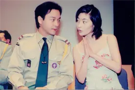 日本女演员第一次拍港片，就和张国荣合作，单单看颜值，我就爱了图片