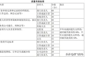 分享-质量与绩效考核管理办法-考核细则图片