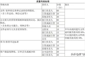 分享-质量与绩效考核管理办法-考核细则图片