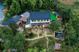 安吉这座田园生活里的庭院民宿，仅6个房间与风景对话丨朝花夕舍图片