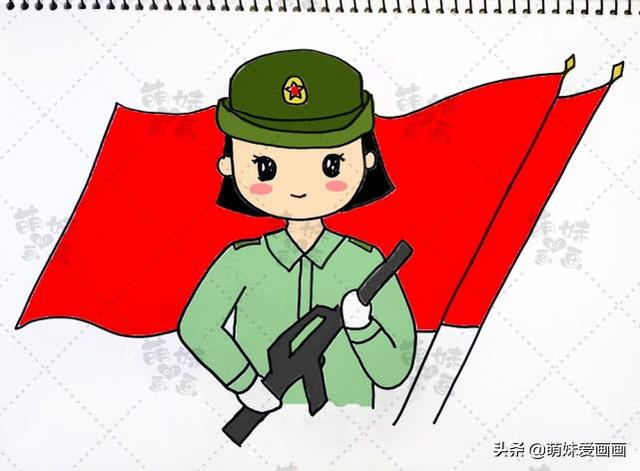 国庆节学画卡通人物简笔画，你喜欢哪一个呢？
