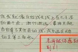 初中生"学霸"情书走红，文采极高，老师自叹不如：被你感动到了图片